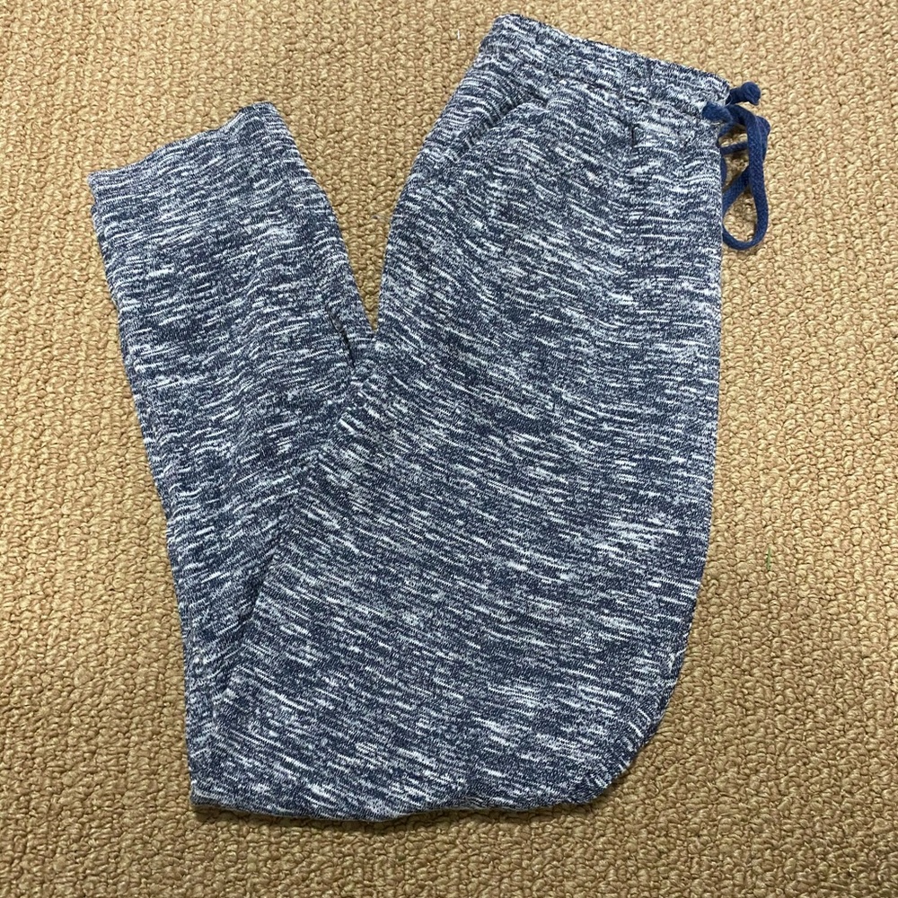 Comfy sweatpants/leggings grey and white Small